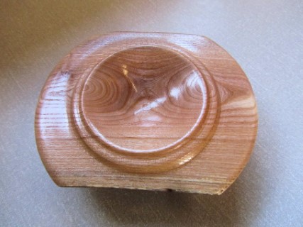 Oval winged bowl by Bert Lanham